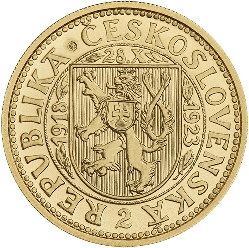 Zlatá medaila, 2 dukát, Svätováclavské dukáty