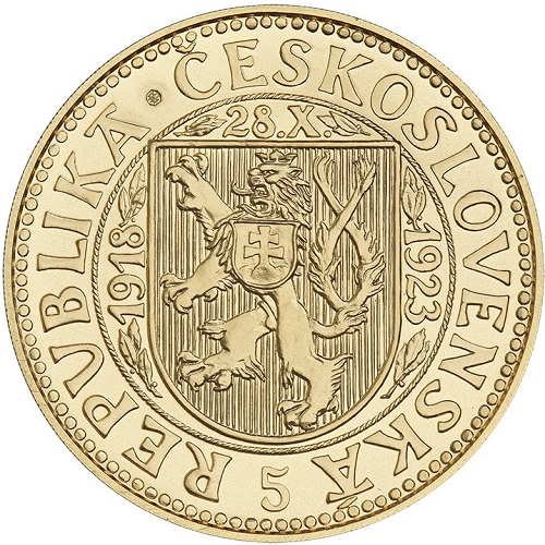 Zlatá medaila, 5 dukát, Svätováclavské dukáty