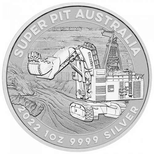 Dollar 2022 Austrália BU 1 Oz Super Pit (X:2:1)