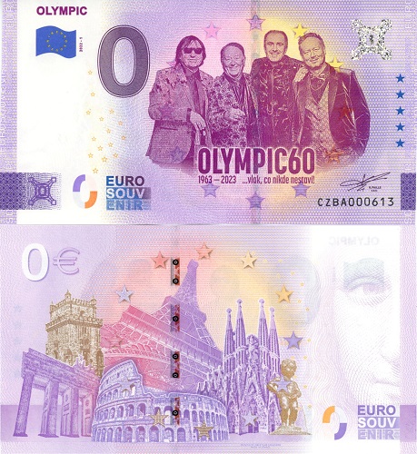 0 euro suvenír 2022/1 Česko UNC Olympic (ND)