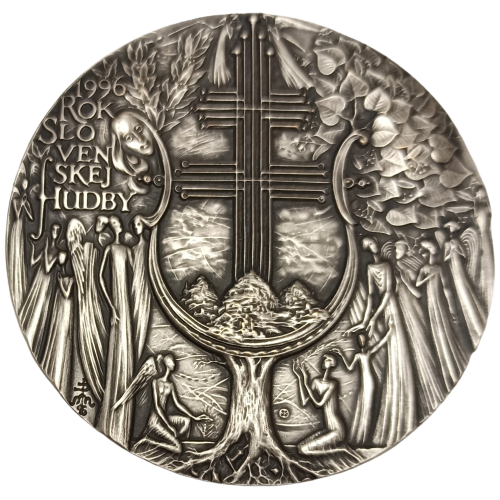 Medaila, Rok slovenskej hudby postriebrená 