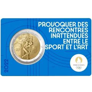 2 euro 2022 Francúzsko cc.BU karta 2/5 OH 2024 Genius