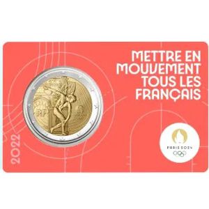 2 euro 2022 Francúzsko cc.BU karta 3/5 OH 2024 Genius