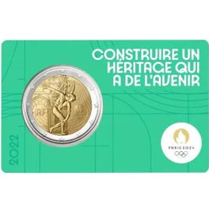 2 euro 2022 Francúzsko cc.BU karta 4/5 OH 2024 Genius