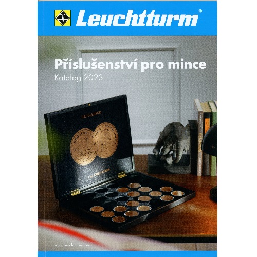 Produktový katalóg LEUCHTTURM, príslušenstvo pre numizmatiku 2023, český IN