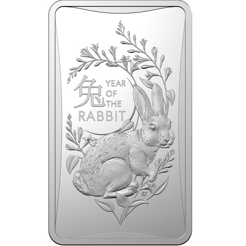 Dollar 2023 Austrália RAM BU 1/2 Oz Ag Lunar Rabbit (X:6:2)