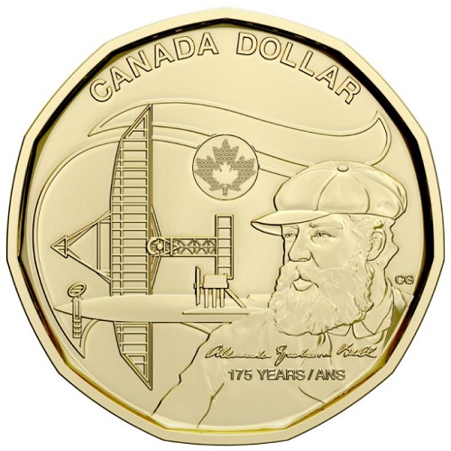 Dollar 2022 Kanada UNC Alexander Graham Bell
