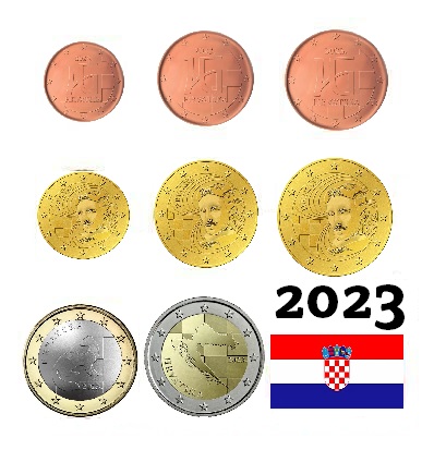 SET 2023 Chorvátsko UNC (3,88€)