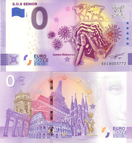 0 euro suvenír 2020/1 Slovensko UNC S.O.S Senior (ND)