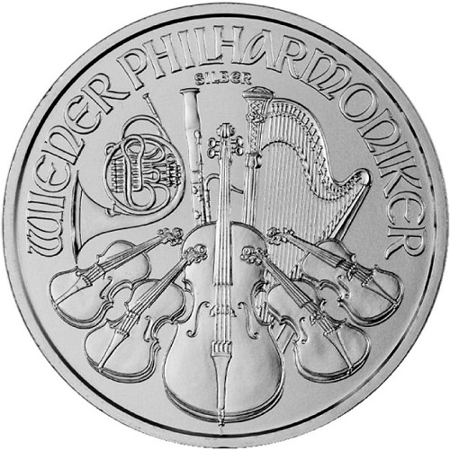 1.50 euro 2023 Rakúsko BU 1 Oz Ag, Wiener Philharmoniker 