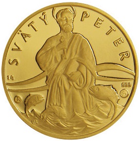 Zlatá medaila, Svätý Peter - patrón rybárov