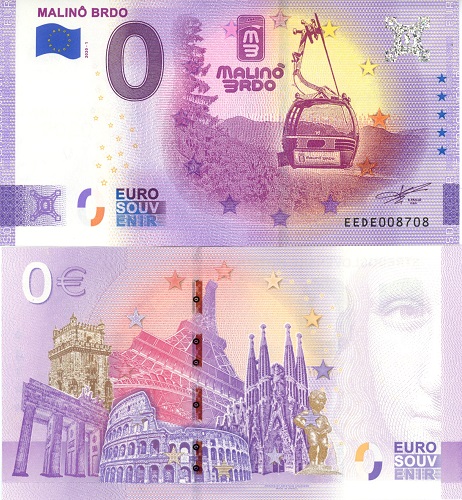 0 euro suvenír 2020/1 Slovensko UNC Malinô Brdo (Anniversary 2020)