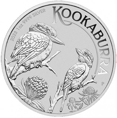 Dollar 2023 Austrália BU 1 Oz Ag Australian Kookaburra (X:2:2)