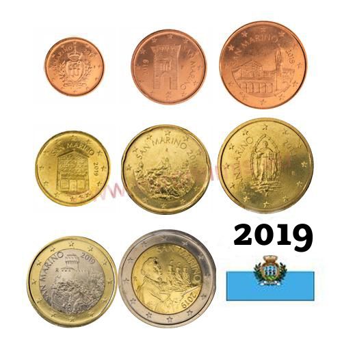 SET 2019 San Marino UNC (3,88€)