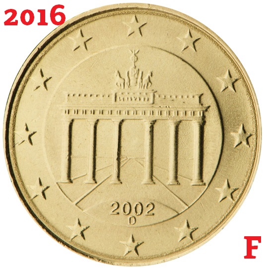 20 cent 2016 Nemecko F ob.UNC