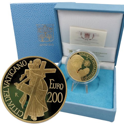 200 euro 2012 Vatikán PROOF The Theological virtues: Faith