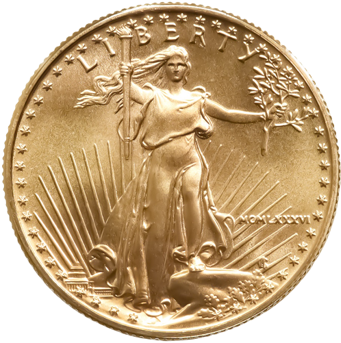 10 Dollars 1986 USA UNC 1/4 Oz Au American Eagle
