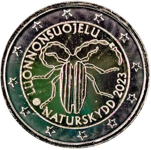 2 euro 2023 Fínsko cc.UNC Ochrana prírody