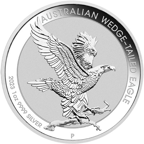 Dollar 2023 Austrália BU 1 Oz Ag Wedge-Tailed Eagle (X:6:4)