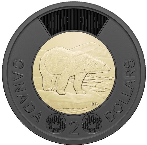 2 Dollars 2022 Kanada UNC Honoring Queen Elizabeth II
