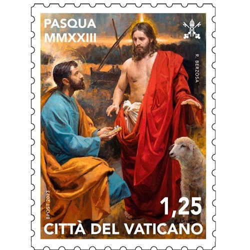 Známka 2023 Vatikán čistá, Veľká Noc - Zmŕtvychvstanie