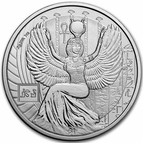 Dollar 2023 Sierra Leone BU 1 Oz Ag Egyptian Gods - Isis (V:3:4)