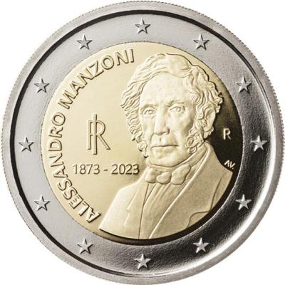 2 euro 2023 Taliansko cc.UNC Alessandro Manzoni