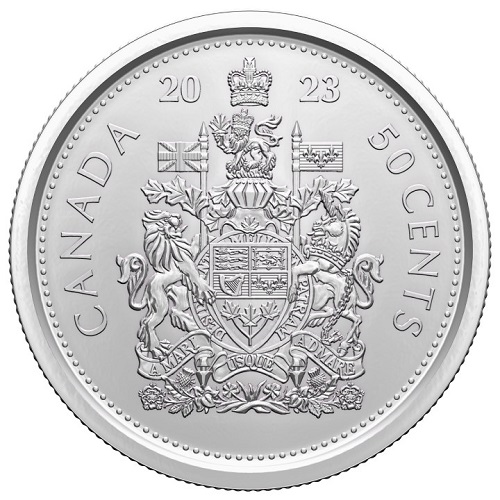 50 cents 2023 Kanada UNC Queen Elizabeth II