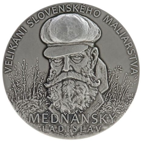 Strieborná medaila, Velikáni Slovenského maliarstva - Ladislav Medňanský