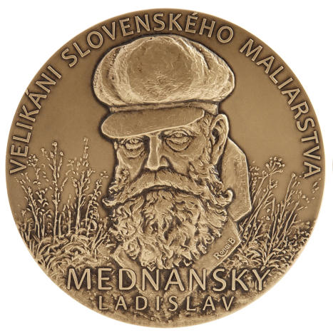 Medaila MS, Velikáni Slovenského maliarstva - Ladislav Medňanský