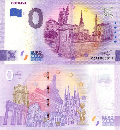 0 euro suvenír 2023/2 Česko UNC Ostrava (ND)
