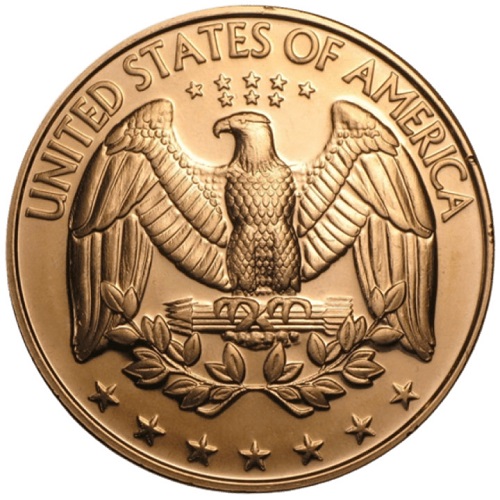 Medaila, ADVP OUNCE 999/1000 Cu US Quarter Eagle