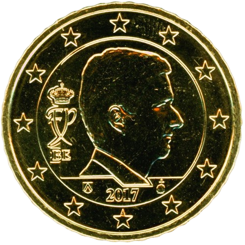 50 cent 2017 Belgicko ob.UNC