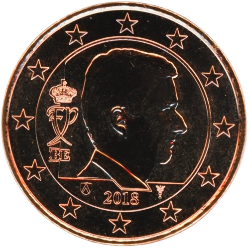 2 cent 2018 Belgicko ob.UNC