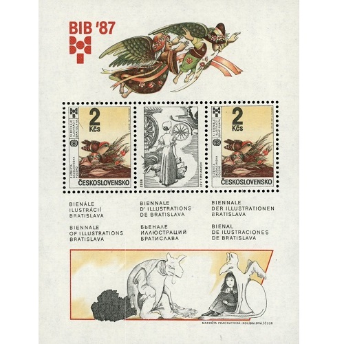 Hárček 1987 Československo čistý, XI. BIB 87