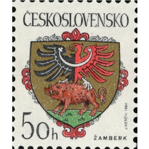 Známka 1986 Československo čistá, Žamberk