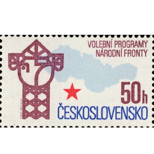 Známka 1986 Československo čistá, Volebný program NF