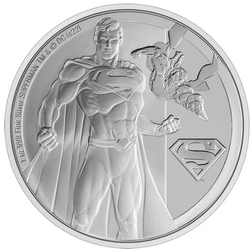 2 Dollars 2022 Niue PROOF 1 Oz Ag DC Comics - Superman