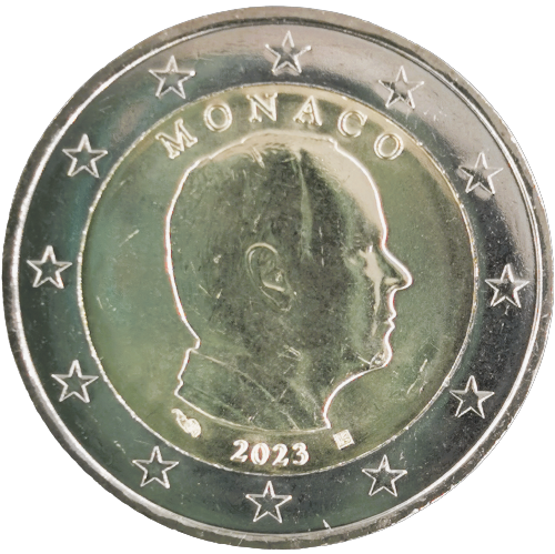 2 euro 2023 Monako ob.UNC