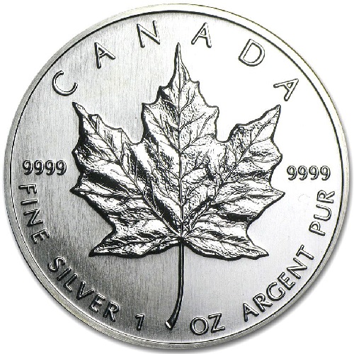 5 Dollars 1990 Kanada BU 1 Oz Ag, Maple Leaf