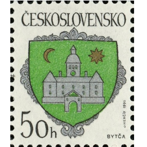 Známka 1990 Československo čistá, Bytča