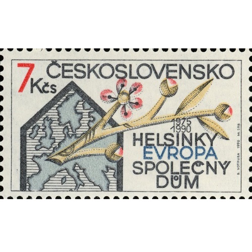 Známka 1990 Československo čistá, EVROPA - spoločný dom