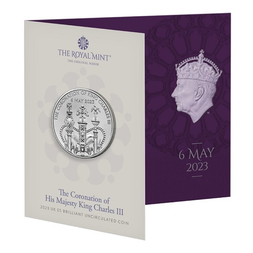 5 Pounds 2023 Anglicko BU karta, Korunovácia Jeho Veličenstva kráľa Karola III
