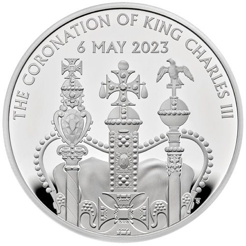 5 Pounds 2023 Anglicko PROOF, Korunovácia Veličenstva kráľa Karola III ( Y:6:5)
