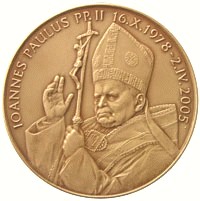 Medaila BP "Koniec pontifikátu Jána Pavla II."