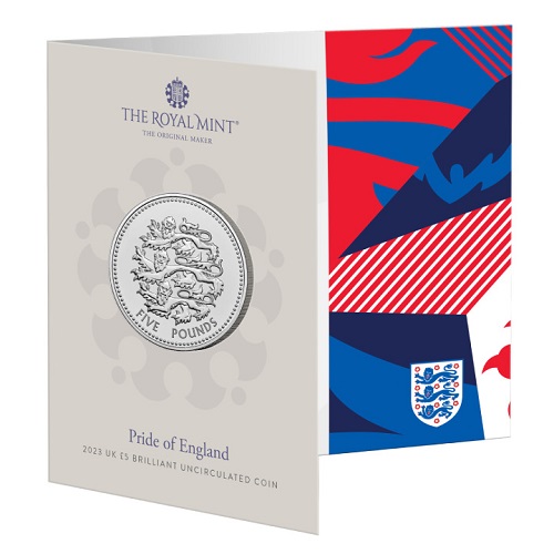 5 Pounds 2023 Anglicko BU karta, Pride of England