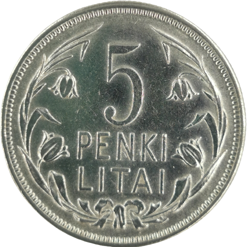 5 Litas 1925 Litva