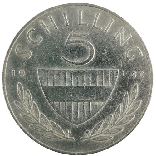 5 Schilling 1960 Rakúsko 