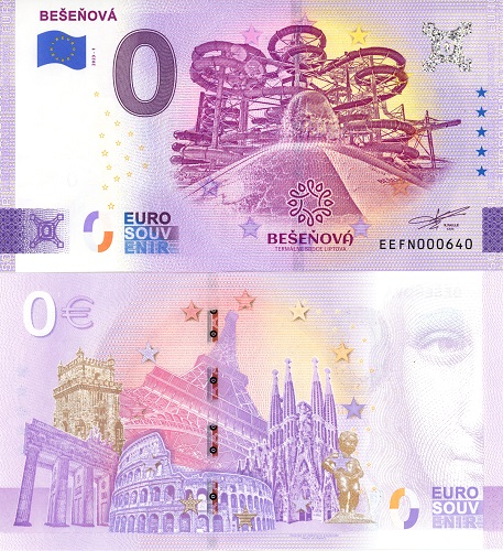 0 euro suvenír 2023/1 Slovensko UNC Bešeňová (ND)