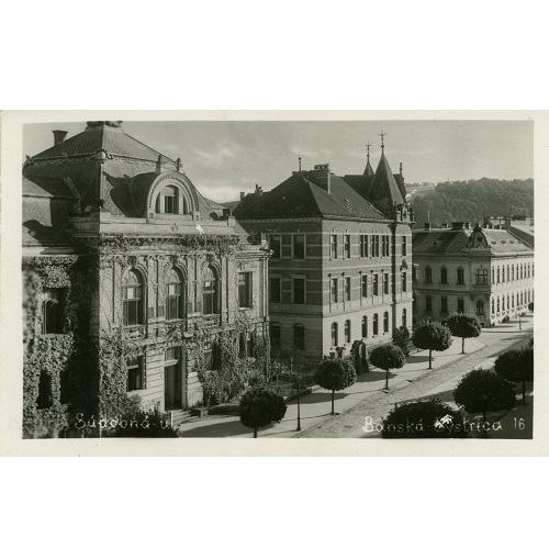 Pohľadnica 1933 Československo použitá, Banská Bystrica 16